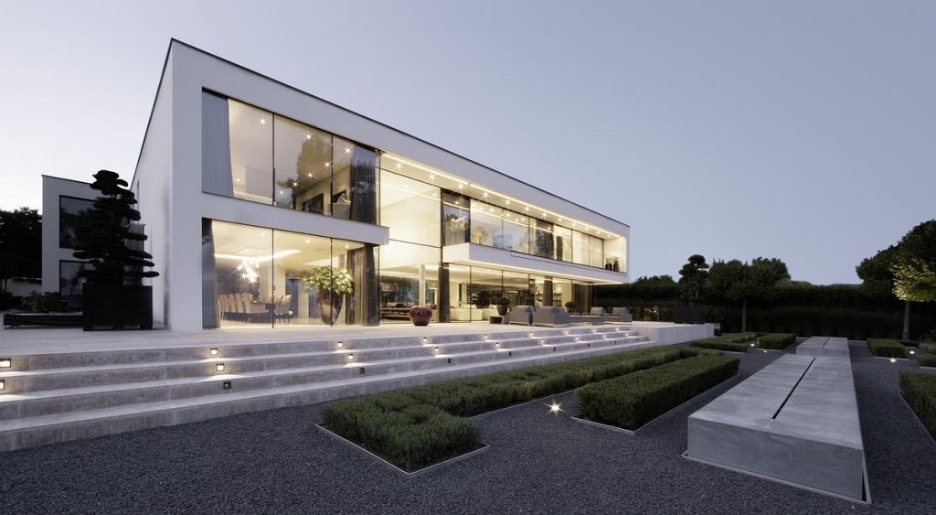 Elementos acristalados de gran tamaño para villas